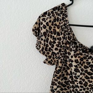 Leopard Crop Top